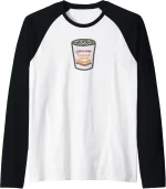 Maruchan Instant Lunch Ramen Noodle Doodle Raglan Baseball Tee