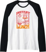 Maruchan Instant Lunch Kawaii Symbols Vintage Poster Raglan Baseball Tee