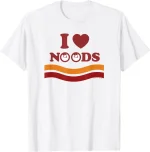 Maruchan I Heart Noods Humour Logo T-Shirt