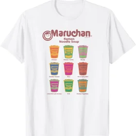 Maruchan Instant Lunch Noodle Cup Flavors Colour Pop T-Shirt
