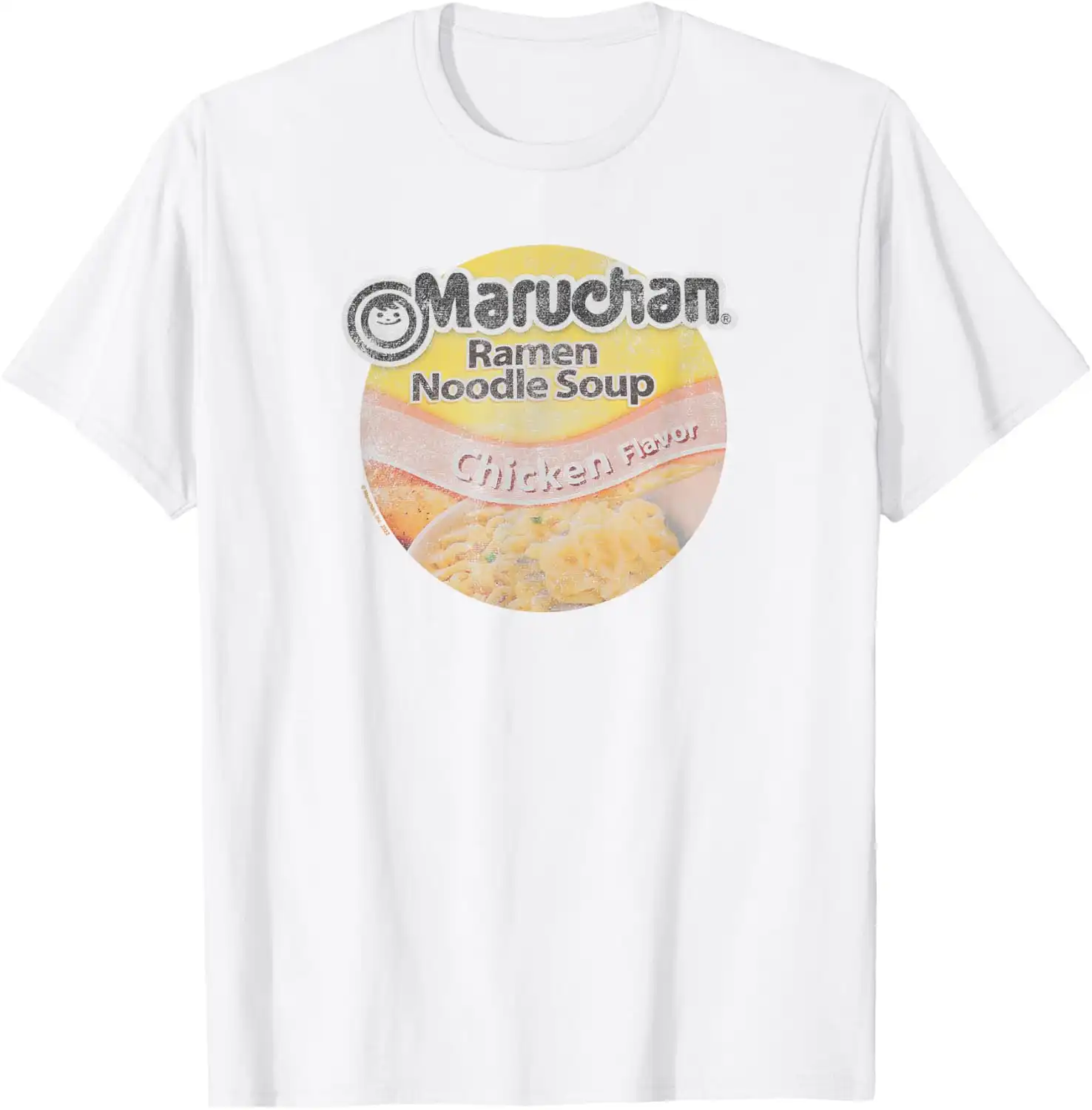 Maruchan Ramen Noodle Soup Chicken Flavor Vintage Logo T-Shirt