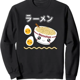 Maruchan Instant Lunch Cute Ramen Japanese Style Logo Sweatshirt