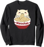 Maruchan Instant Lunch Cute Cat Ramen Bowl Logo Sweatshirt