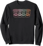 Maruchan Instant Lunch Multi Cups Colorful Line Art Sweatshirt