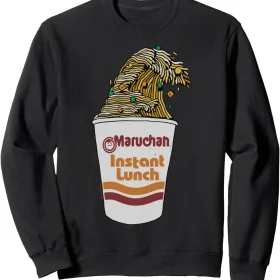 Maruchan Instant Lunch Ramen Cup Noodle Wave Logo Sweatshirt
