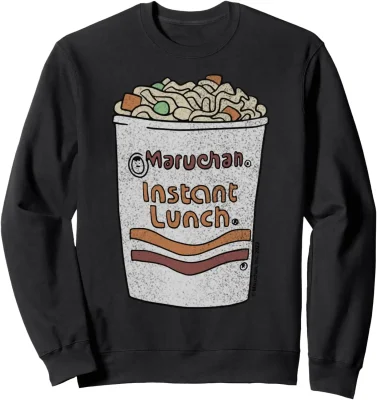 Maruchan Instant Lunch Ramen Cup Drawing Logo Sweatshirt