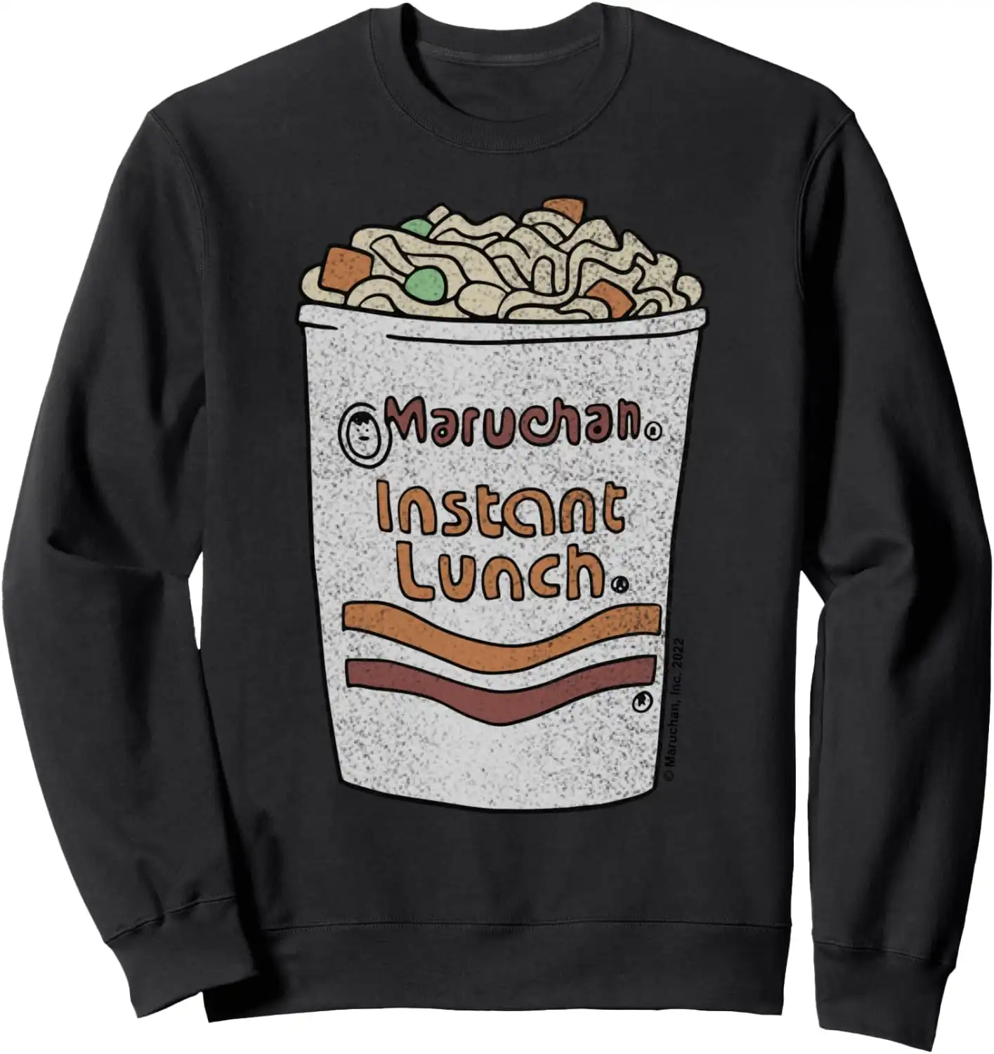 Maruchan Instant Lunch Ramen Cup Drawing Logo Sweatshirt