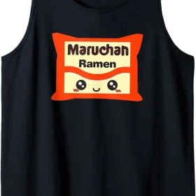 Maruchan Instant Lunch Kawaii Cute Package Logo Sleeveless Tank Top