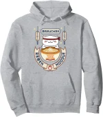Maruchan Instant Lunch Kawaii Cat Ramen Noodle Bowl Pullover Hoodie