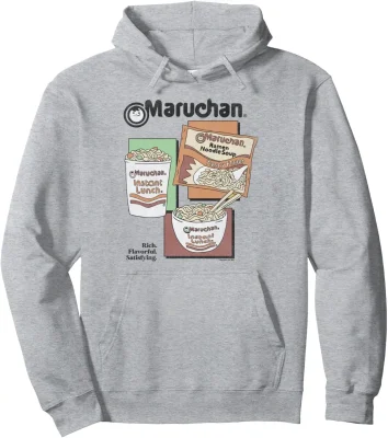 Maruchan Instant Lunch Different Presentations Panel Art Pullover Hoodie