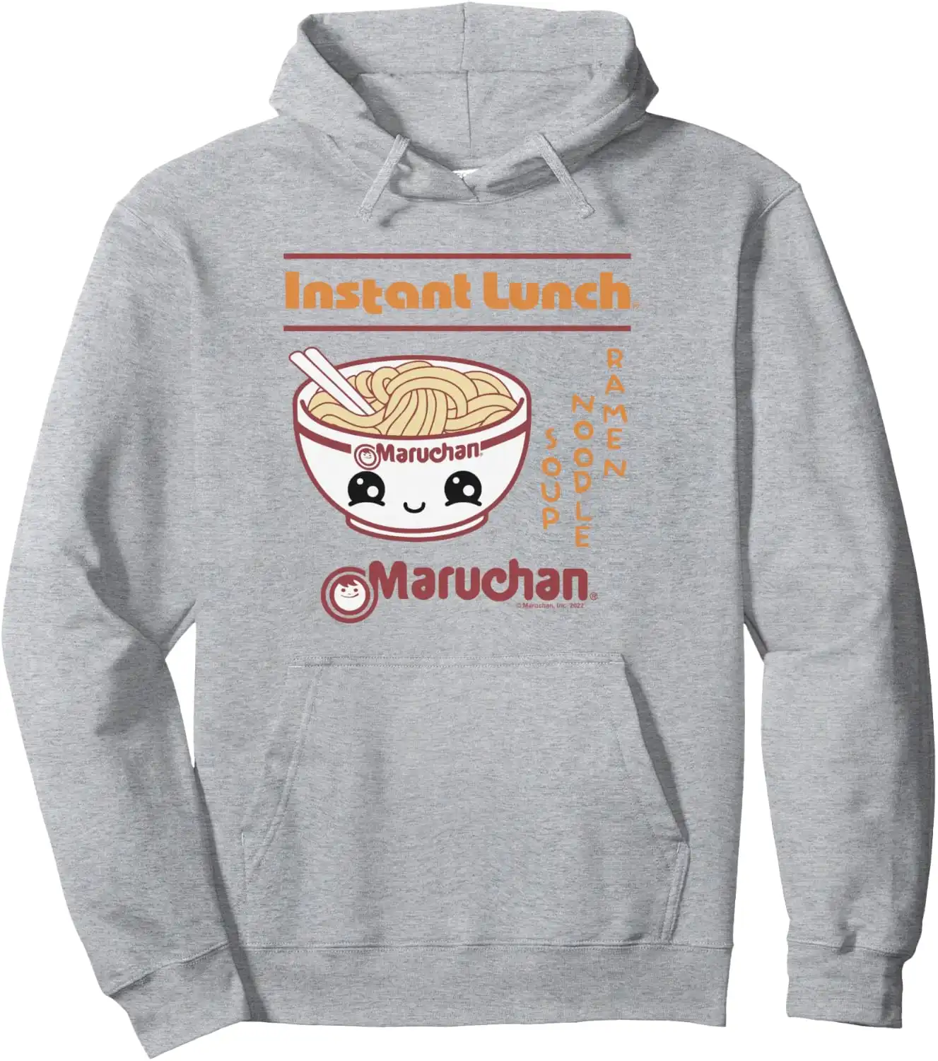 Maruchan Happy Bowl Of Noodles Instant Lunch Poster Pullover Hoodie