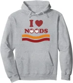 Maruchan I Heart Noods Humor Logo Pullover Hoodie