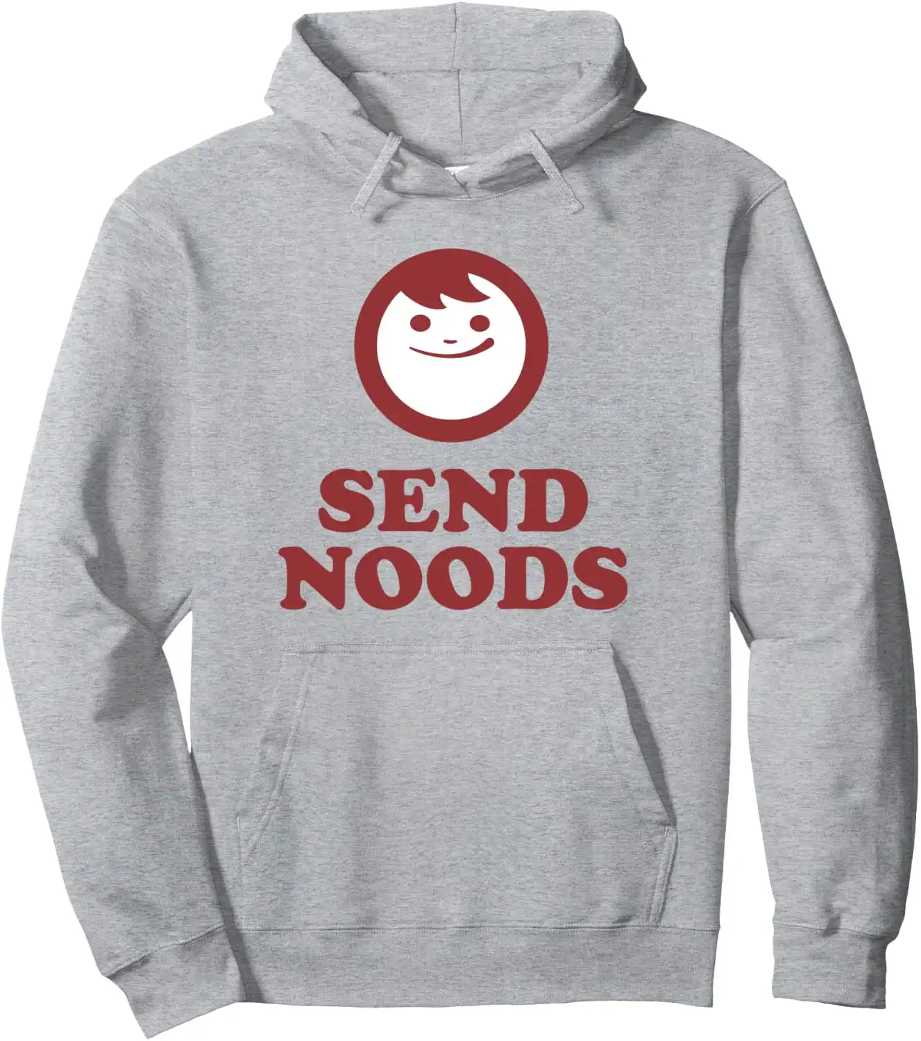 Maruchan Instant Lunch Send Noods Happy Face Logo Pullover Hoodie