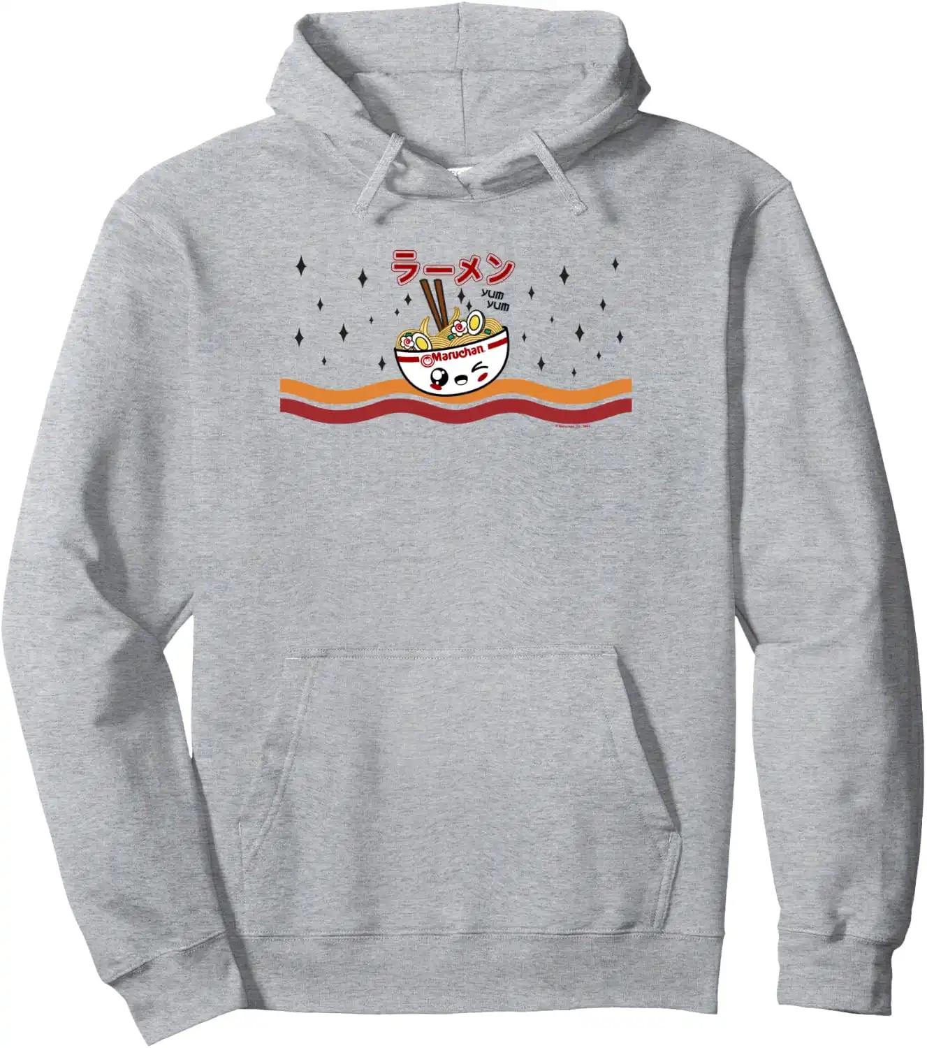 Maruchan Winking Anime Noodle Bowl Pullover Hoodie
