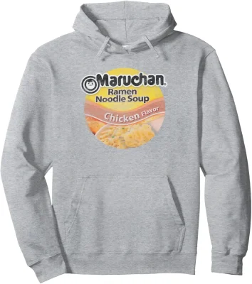 Maruchan Ramen Noodle Soup Chicken Flavor Vintage Logo Pullover Hoodie