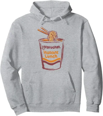 Maruchan Instant Lunch Ramen Cup Art Logo Pullover Hoodie