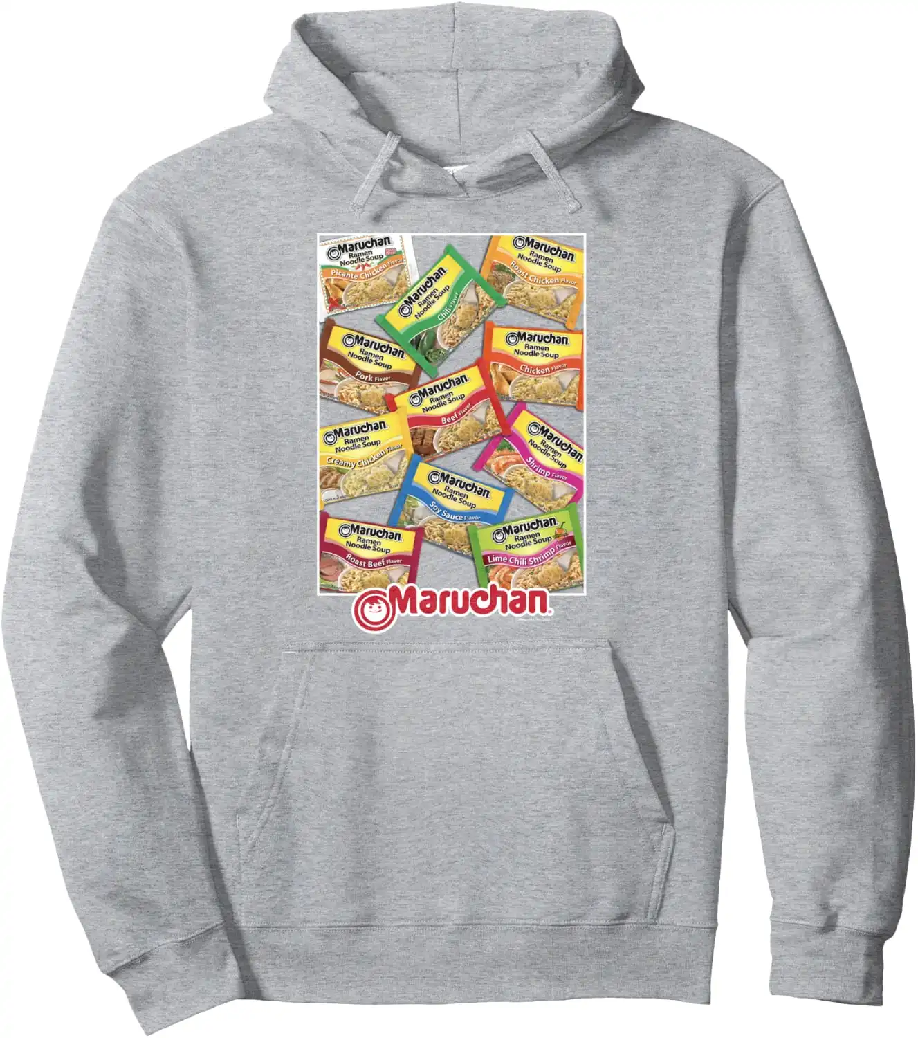 Maruchan Ramen Noodle Flavor Profiles Poster Pullover Hoodie