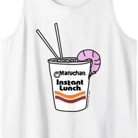 Maruchan Instant Lunch Ramen Cup Drawing Shrimp Logo Tank Top
