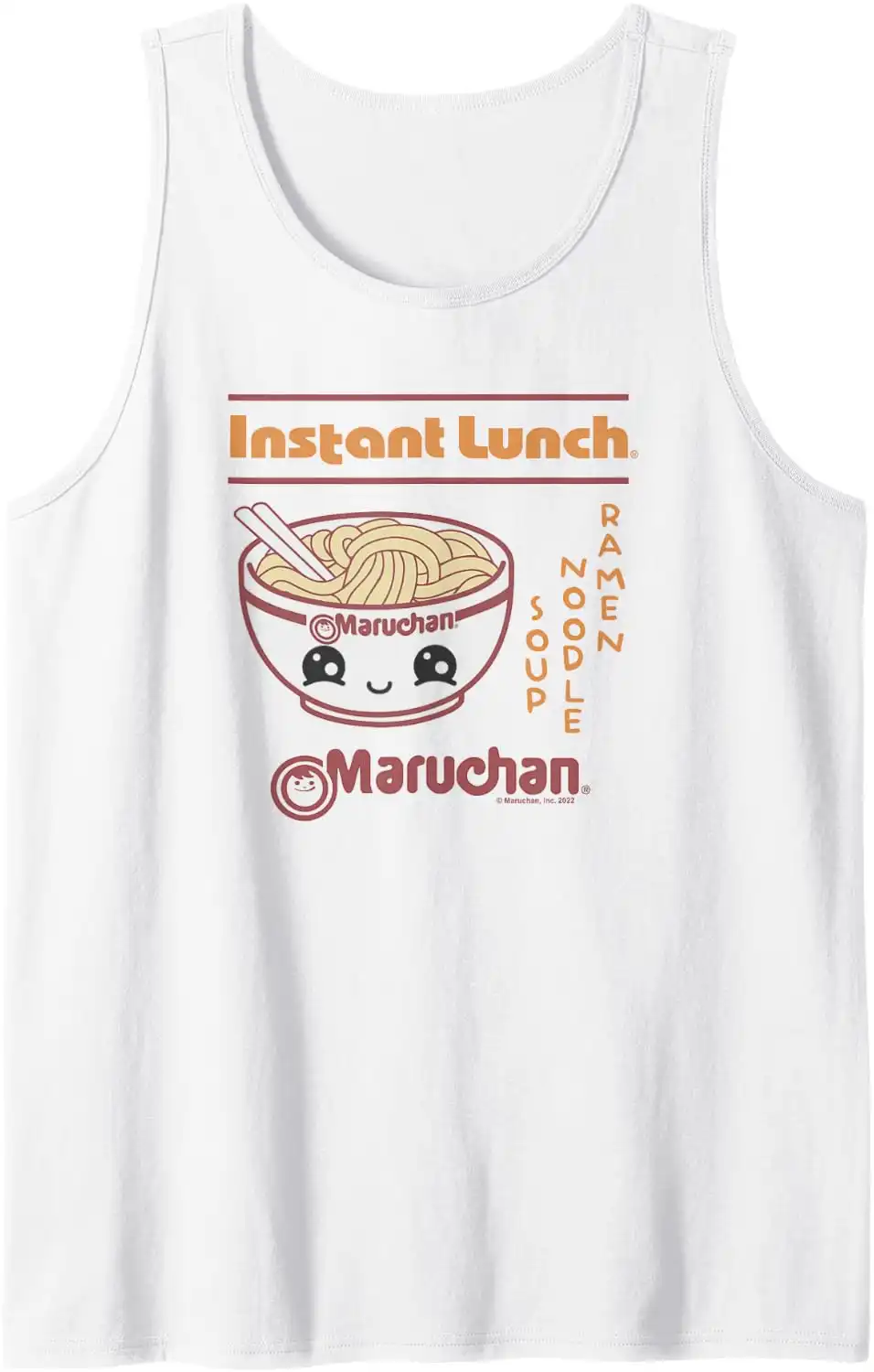 Maruchan Happy Bowl Of Noodles Instant Lunch Poster Tank Top