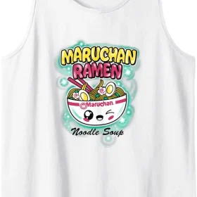 Maruchan Ramen Noodle Soup Kawaii Bowl Retro Poster Tank Top