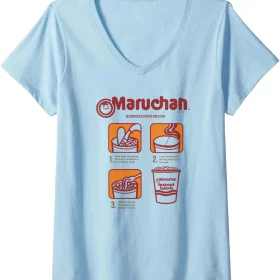 Maruchan Recommended Cooking Directions Poster V-Neck T-Shirt