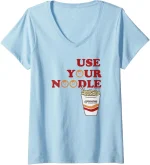 Maruchan Instant Lunch Use Your Noodle Cup Logo V-Neck T-Shirt