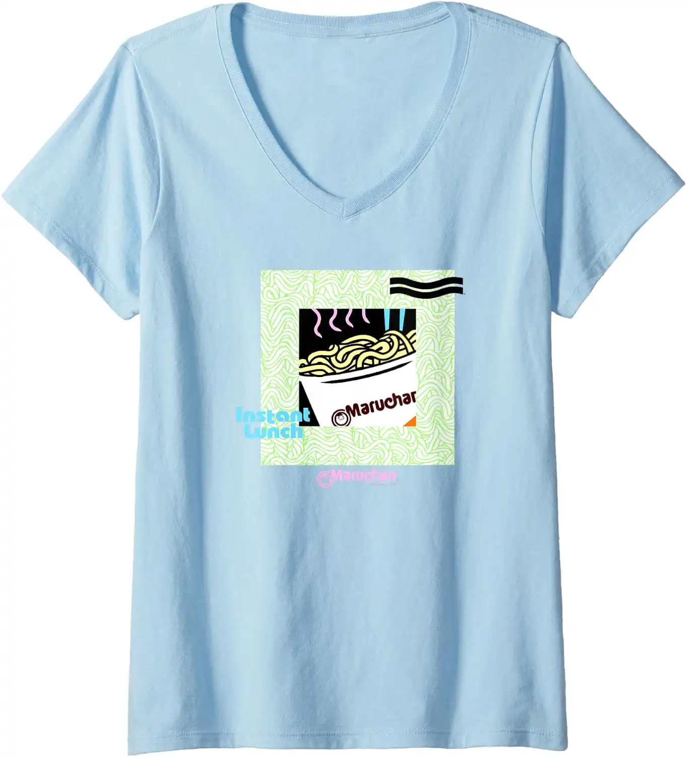 Maruchan Noodle Cup Instant Lunch Poster V-Neck T-Shirt