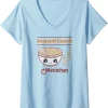 Womens Maruchan Happy Bowl of Noodles Instant Lunch Poster V-Neck T-Shirt
