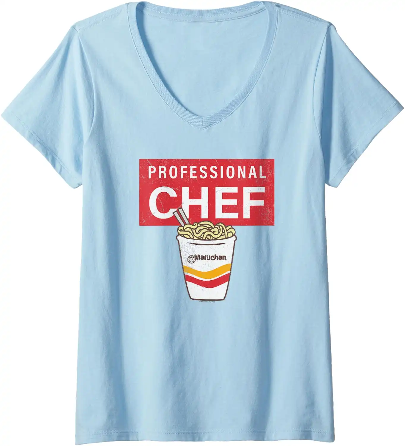 Maruchan Professional Ramen Noodle Chef V-Neck T-Shirt