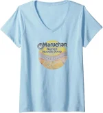 Maruchan Ramen Noodle Soup Chicken Flavor Vintage Logo V-Neck T-Shirt