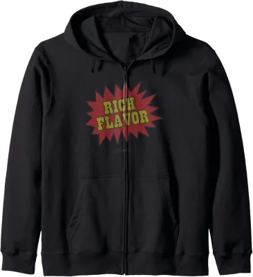 Maruchan Instant Lunch Rich Flavor Comic Onomatopoeia Zip Hoodie