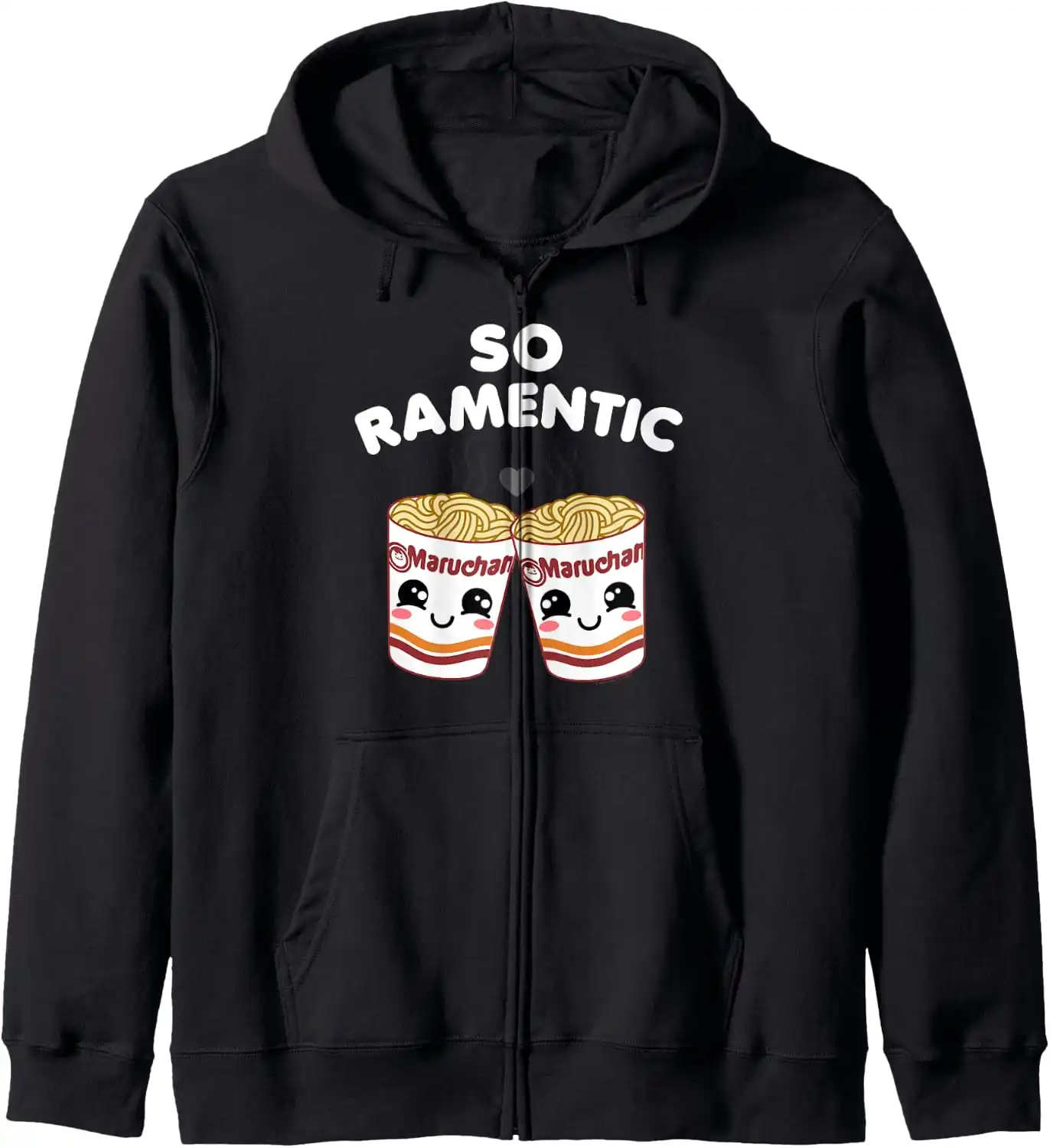 Maruchan Instant Lunch So Ramentic Lovely Ramen Cups Zip Hoodie