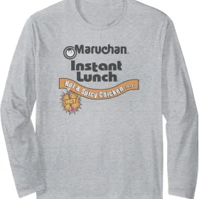 Maruchan Instant Lunch Hot & Spicy Chicken Flavor Logo Long Sleeve T-Shirt