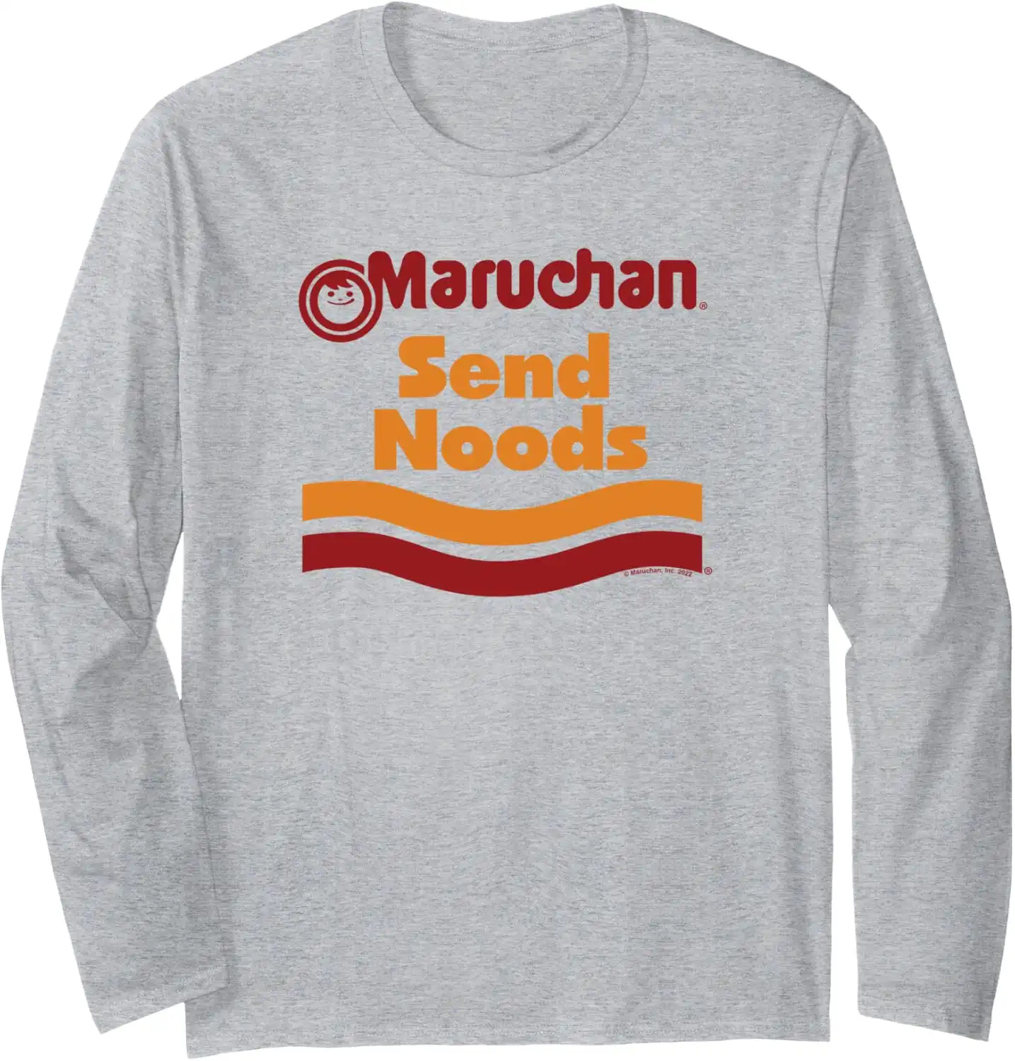 Maruchan Ramen Cup Send Noods Logo Long Sleeve T-Shirt