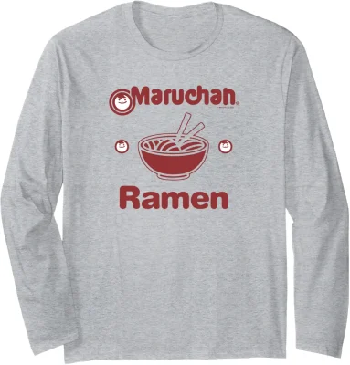 Maruchan Instant Lunch Classic Reman Bowl Logo Long Sleeve T-Shirt