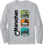 Maruchan Instant Lunch Cooking Directions Icons Long Sleeve T-Shirt