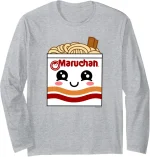 Maruchan Instant Lunch Kawaii Ramen Cup Logo Long Sleeve T-Shirt