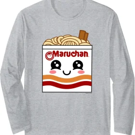 Maruchan Instant Lunch Kawaii Ramen Cup Logo Long Sleeve T-Shirt