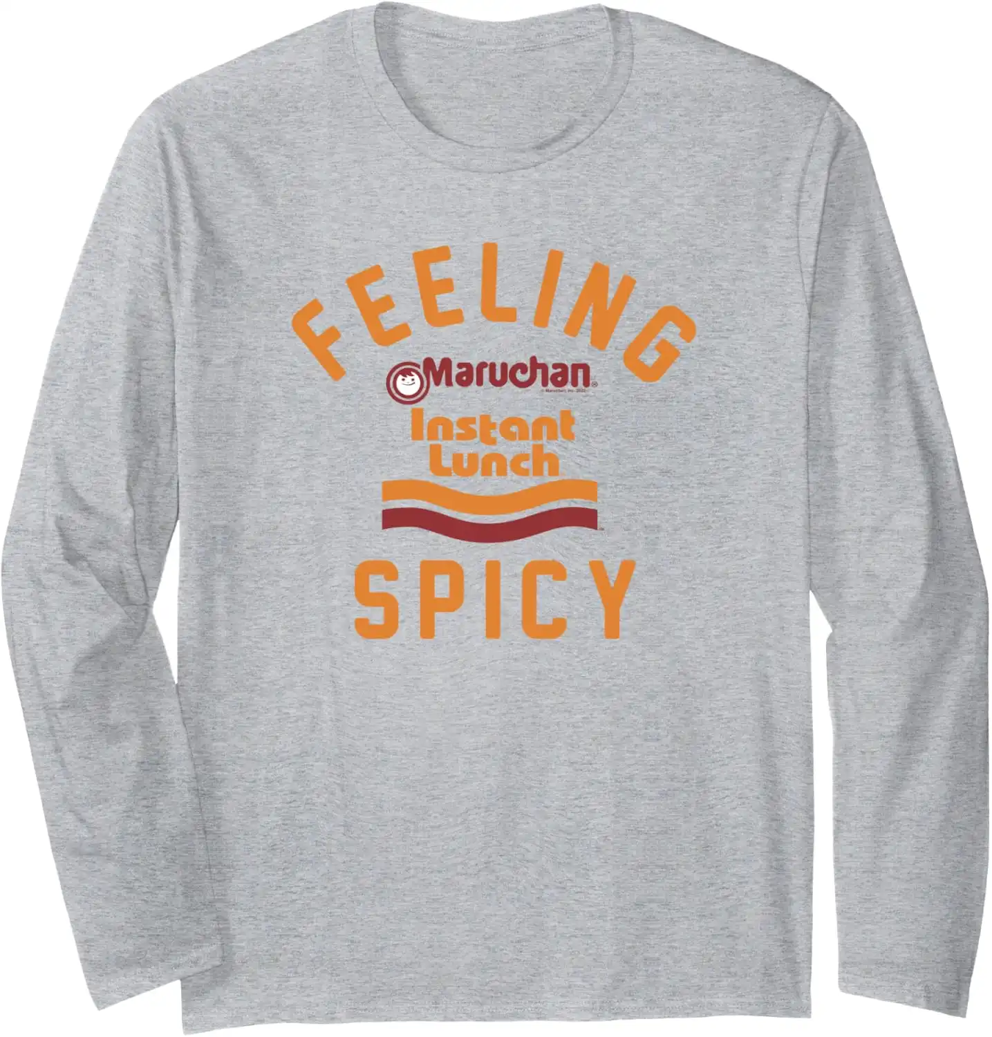 Maruchan Feeling Spicy Instant Lunch Logo Long Sleeve T-Shirt
