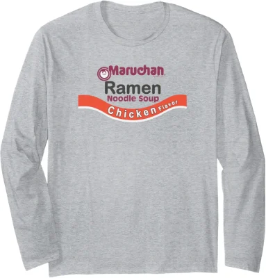 Maruchan Ramen Noodle Soup Chicken Flavor Logo Long Sleeve T-Shirt