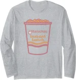 Maruchan Instant Lunch Ramen Cup Distressed Logo Long Sleeve T-Shirt
