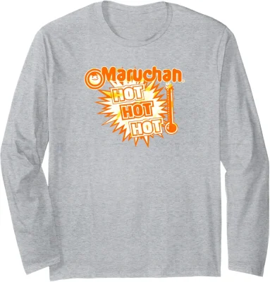 Maruchan Instant Lunch Hot Hot Hot Thermometer Logo Long Sleeve T-Shirt