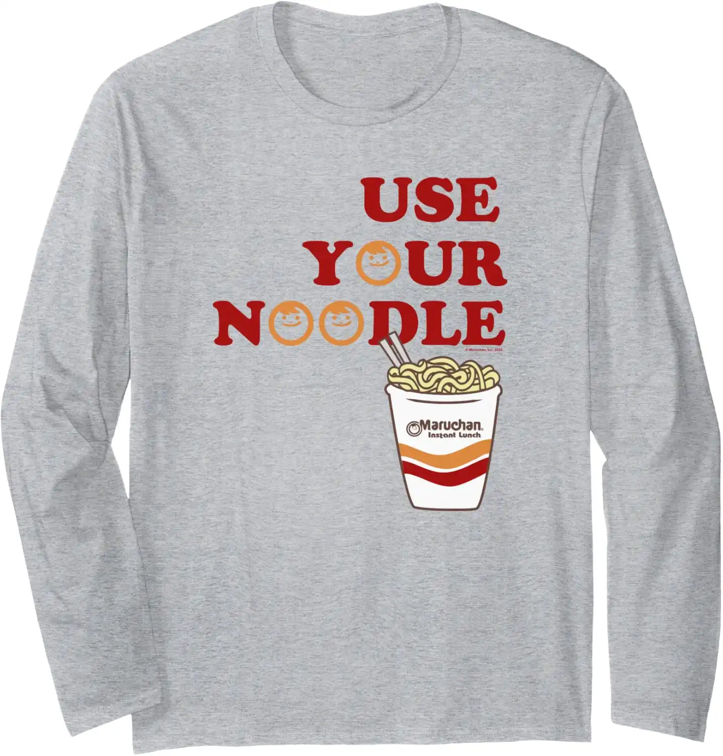 Maruchan Instant Lunch Use Your Noodle Cup Logo Long Sleeve T-Shirt