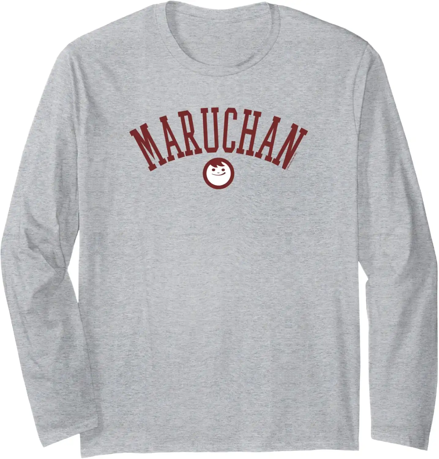 Maruchan Uni Style Classic Happy Face Logo Long Sleeve T-Shirt