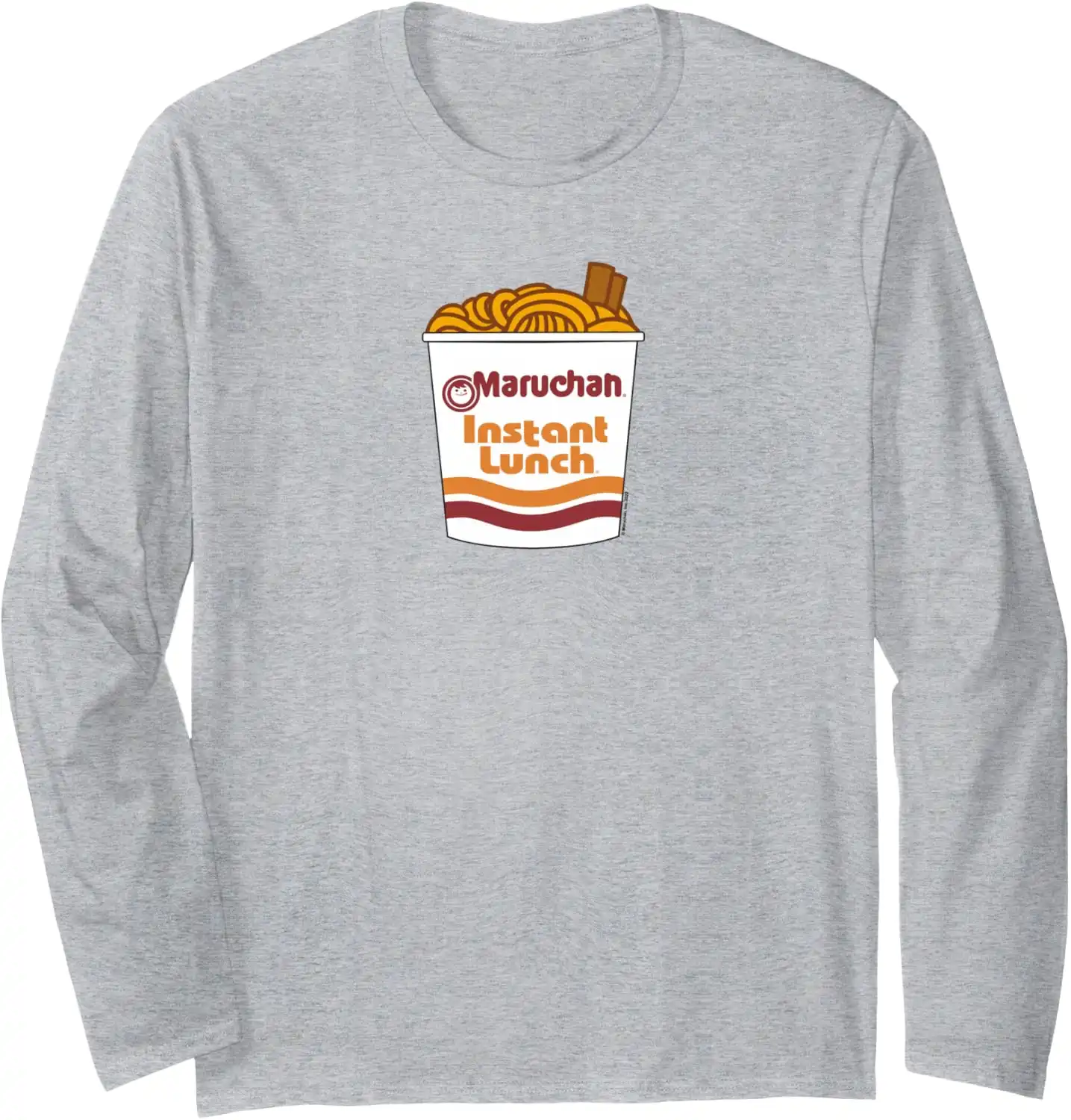 Maruchan Ramen Noodle Cup With Chop Sticks Long Sleeve T-Shirt
