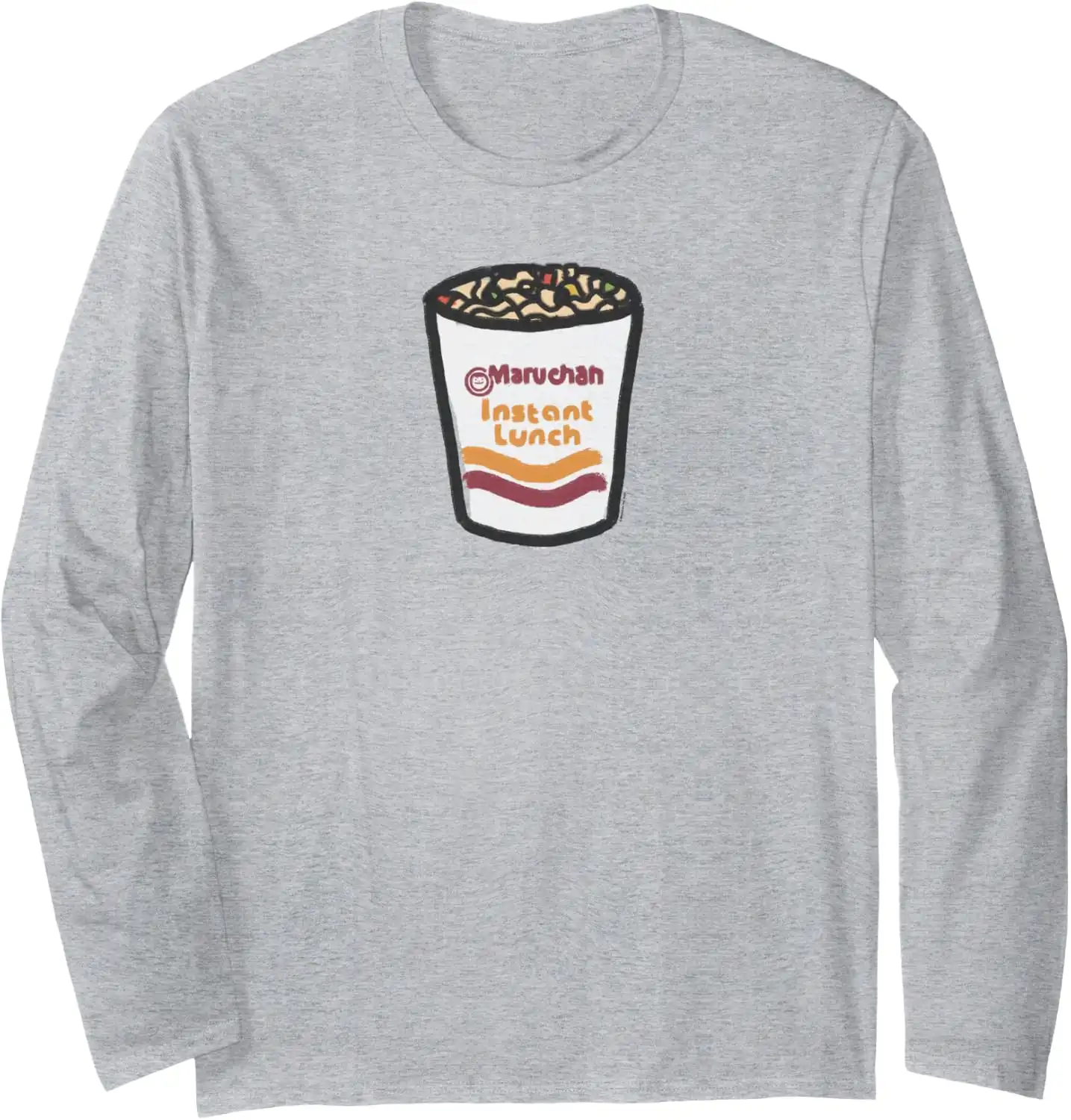 Maruchan Instant Lunch Ramen Noodle Doodle Long Sleeve T-Shirt