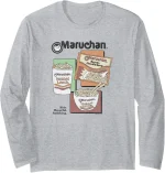 Maruchan Instant Lunch Different Presentations Panel Art Long Sleeve T-Shirt