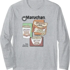 Maruchan Instant Lunch Different Presentations Panel Art Long Sleeve T-Shirt