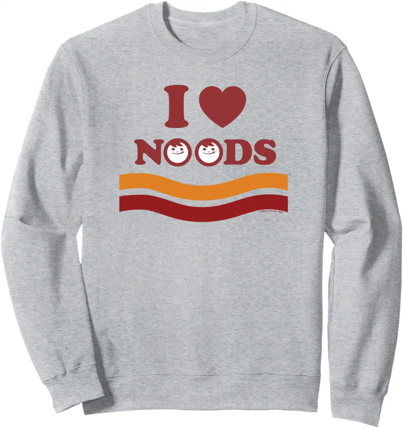 Maruchan I Heart Noods Humor Logo Sweatshirt