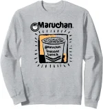 Maruchan Instant Lunch Ramen Cup Crayon Drawing Logo Sweatshirt